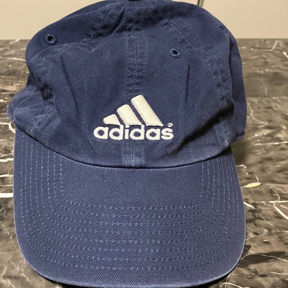 Adidas Dark Blue Hat with Logo